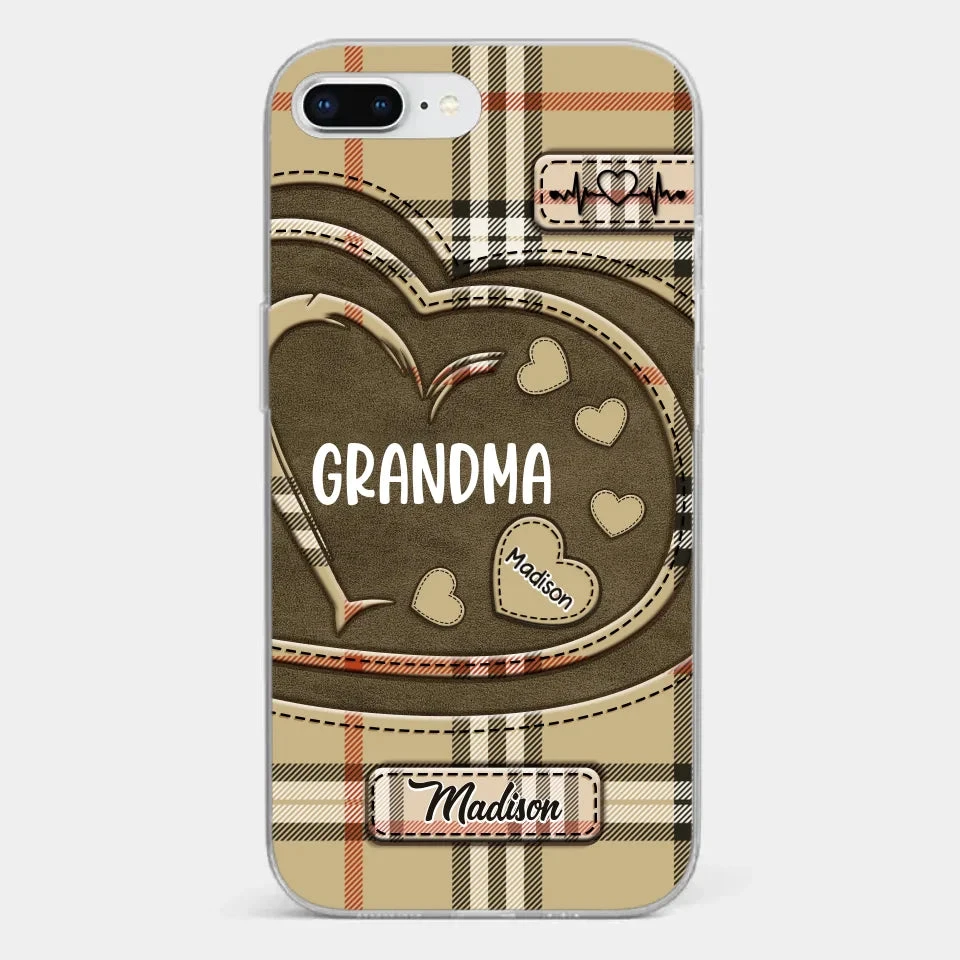 Her Love Is A Legacy That Never Fades - Family Personalized Custom Clear Phone Case - Gift For Mom, Grandma 4 Her Love Is A Legacy That Never Fades - Family Personalized Custom Clear Phone Case - Gift For Mom, Grandma - Image 4