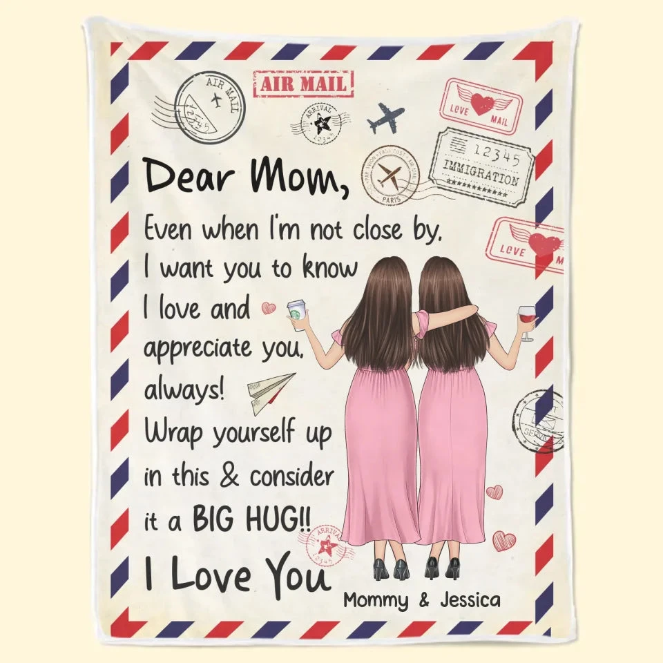 My First Love, My Forever Hero - Family Personalized Custom Blanket - Gift For Mom, Daughter 3 My First Love, My Forever Hero - Family Personalized Custom Blanket - Gift For Mom, Daughter - Image 3