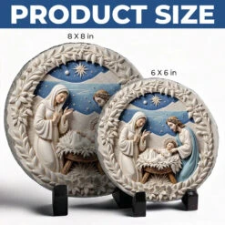 A Touching Way To Honor Family And Their Beliefs - Family Personalized Custom 3D Effect Printed Round Shaped Stone With Stand - Gift For Family Members 11 A Touching Way To Honor Family And Their Beliefs - Family Personalized Custom 3D Effect Printed Round Shaped Stone With Stand - Gift For Family Members -Pawfect House Store 677faf73d88f4