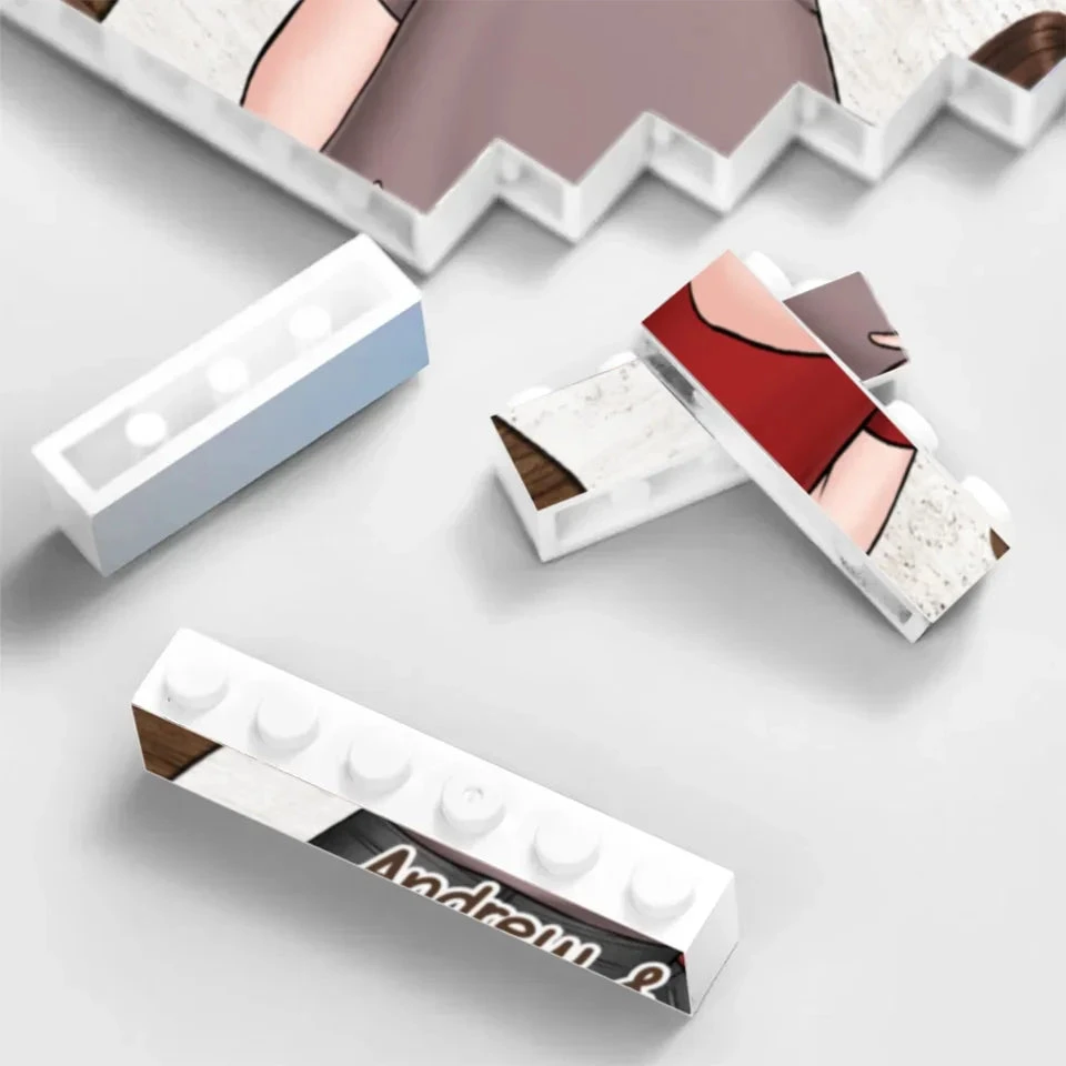 My Love For You Reaches Beyond Measure - Couple Personalized Custom Vertical Rectangle Shaped Building Brick Blocks - Gift For Husband Wife, Anniversary 4 My Love For You Reaches Beyond Measure - Couple Personalized Custom Vertical Rectangle Shaped Building Brick Blocks - Gift For Husband Wife, Anniversary - Image 4