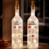 Like A Flower, Your Love Is Beautiful And Pure - Family Personalized Custom Bottle Lamp - Gift For Mom, Grandma