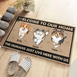 Owned By Us, Rented By Humans - Dog & Cat Personalized Custom Home Decor Decorative Mat - House Warming Gift For Pet Owners, Pet Lovers 7 Owned By Us, Rented By Humans - Dog & Cat Personalized Custom Home Decor Decorative Mat - House Warming Gift For Pet Owners, Pet Lovers -Pawfect House Store 6780de54b4699