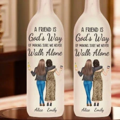 You And Me, Unbreakable - Bestie Personalized Custom Bottle Lamp - Gift For Best Friends, BFF, Sisters -Pawfect House Store 6780de99b6326