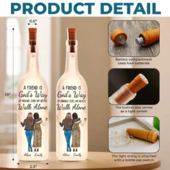 You And Me, Unbreakable - Bestie Personalized Custom Bottle Lamp - Gift For Best Friends, BFF, Sisters -Pawfect House Store 6780de9eab938