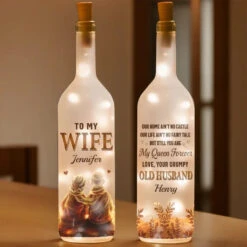 Forever Means Growing Old Hand In Hand - Couple Personalized Custom Bottle Lamp - Gift For Husband Wife, Anniversary 7 Forever Means Growing Old Hand In Hand - Couple Personalized Custom Bottle Lamp - Gift For Husband Wife, Anniversary -Pawfect House Store 6780e1cb2f9b1