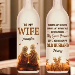 Forever Means Growing Old Hand In Hand - Couple Personalized Custom Bottle Lamp - Gift For Husband Wife, Anniversary 8 Forever Means Growing Old Hand In Hand - Couple Personalized Custom Bottle Lamp - Gift For Husband Wife, Anniversary -Pawfect House Store 6780e1d2cac1d