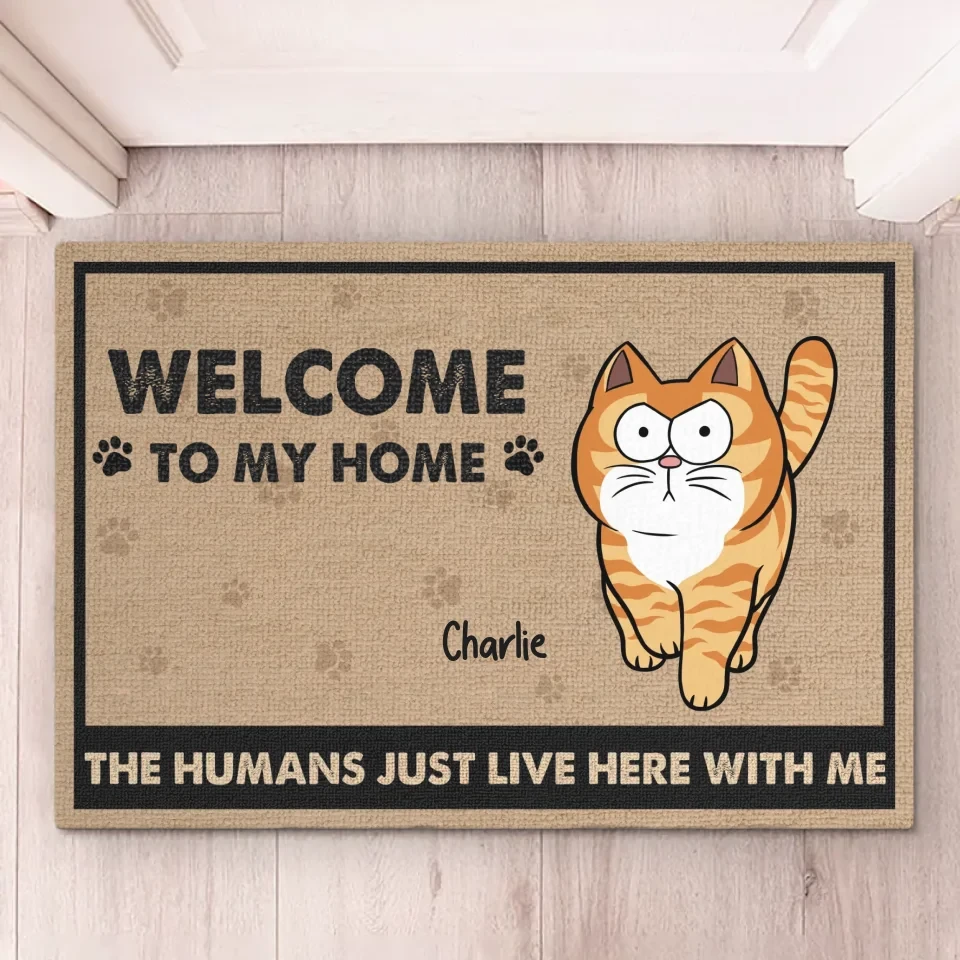 Owned By Us, Rented By Humans - Dog & Cat Personalized Custom Home Decor Decorative Mat - House Warming Gift For Pet Owners, Pet Lovers 5 Owned By Us, Rented By Humans - Dog & Cat Personalized Custom Home Decor Decorative Mat - House Warming Gift For Pet Owners, Pet Lovers - Image 5