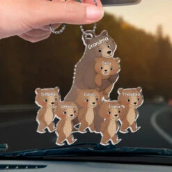 Grandma’s Heart Is Soft Like A Teddy Bear, Always Full Of Love - Family Personalized Custom Car Ornament - Acrylic Custom Shaped - Gift For Mom, Grandma 8 Grandma’s Heart Is Soft Like A Teddy Bear, Always Full Of Love - Family Personalized Custom Car Ornament - Acrylic Custom Shaped - Gift For Mom, Grandma -Pawfect House Store 6780e487ba57f
