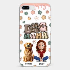 Happiness Is A Warm Puppy - Dog Personalized Custom 3D Inflated Effect Printed Clear Phone Case - Gift For Pet Owners, Pet Lovers -Pawfect House Store 6780ef18bf47e b80b437b 0cc1 47a6 bea2 a3036a2e9b08
