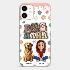 Happiness Is A Warm Puppy - Dog Personalized Custom 3D Inflated Effect Printed Clear Phone Case - Gift For Pet Owners, Pet Lovers -Pawfect House Store 6780ef2021837 e590f939 2fd9 41e8 82a5 78b1a64e011a