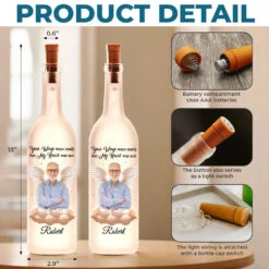 Custom Photo Love Never Ends It Just Changes Form - Memorial Personalized Custom Bottle Lamp - Sympathy Gift For Family Members 9 Custom Photo Love Never Ends It Just Changes Form - Memorial Personalized Custom Bottle Lamp - Sympathy Gift For Family Members -Pawfect House Store 6780f3afa048a