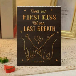 You Are My Happily Ever After - Couple Personalized Custom Vertical Rectangle Shaped Building Brick Blocks - Gift For Husband Wife, Anniversary