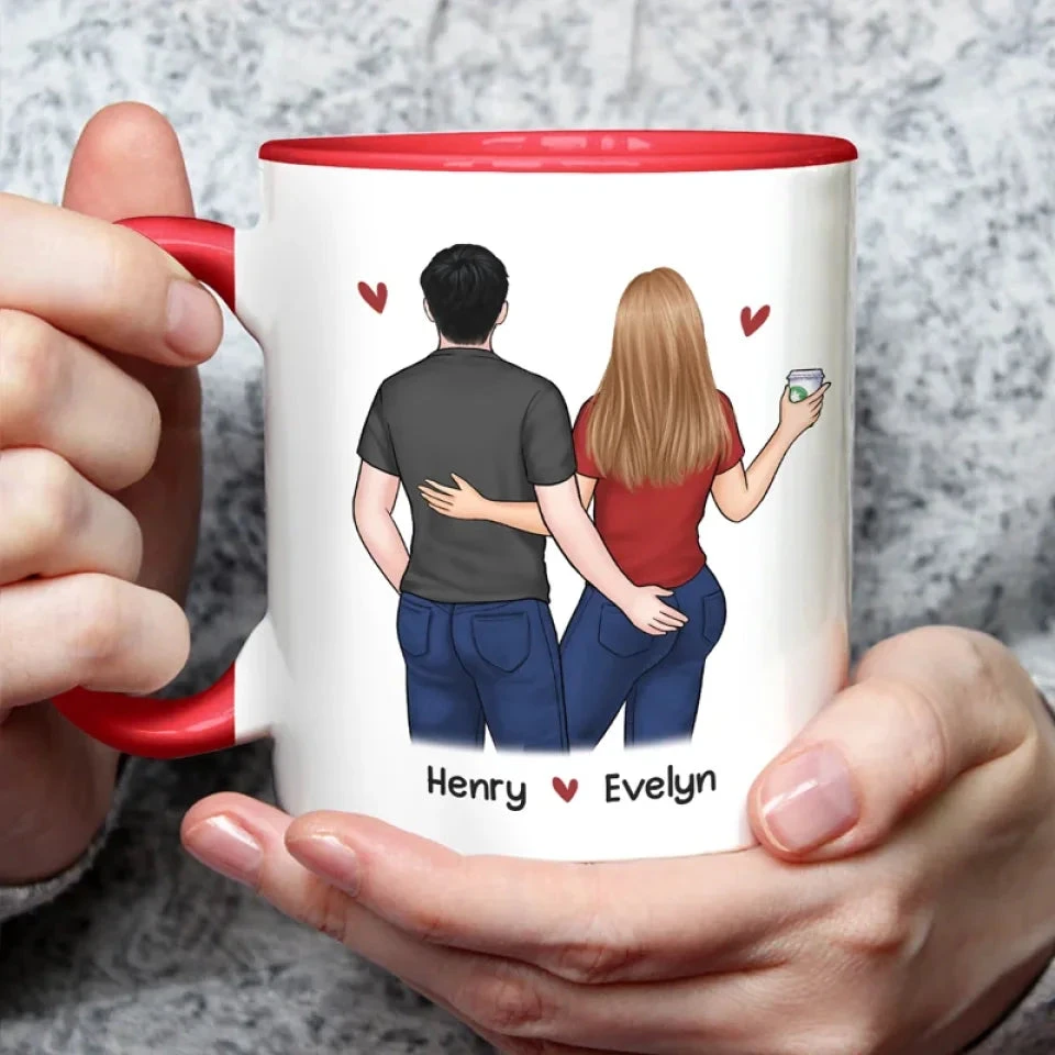 My Ride Or Die - Couple Personalized Custom Accent Mug - Gift For Husband Wife, Anniversary 4 My Ride Or Die - Couple Personalized Custom Accent Mug - Gift For Husband Wife, Anniversary - Image 4