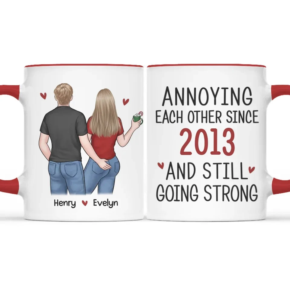 My Ride Or Die - Couple Personalized Custom Accent Mug - Gift For Husband Wife, Anniversary 2 My Ride Or Die - Couple Personalized Custom Accent Mug - Gift For Husband Wife, Anniversary - Image 2