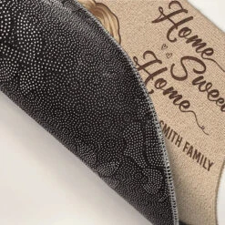 Happiness Is A Cozy Home - Family Personalized Custom Home Decor Decorative Mat - House Warming Gift For Family Members -Pawfect House Store 6781602845734