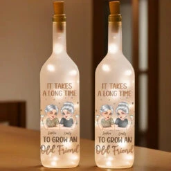 Besties For Life, No Matter What - Bestie Personalized Custom Bottle Lamp - Gift For Best Friends, BFF, Sisters -Pawfect House Store 678474853bf50