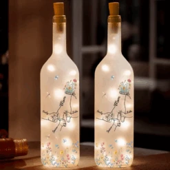 Your Hugs Are The Best Medicine - Family Personalized Custom Bottle Lamp - Gift For Mom, Grandma
