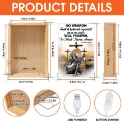 Isaiah 54 17 - Family Personalized Custom Frame Light Box - Gift For Yourself, Best Friends, Siblings, Family Members 11 Isaiah 54 17 - Family Personalized Custom Frame Light Box - Gift For Yourself, Best Friends, Siblings, Family Members -Pawfect House Store 6784da00410eb