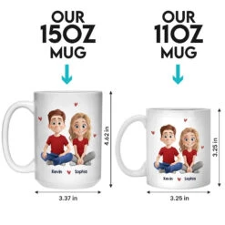 Life Is Better When We’re Together - Couple Personalized Custom Mug - Gift For Husband Wife, Anniversary -Pawfect House Store 6785ca8bf0e90