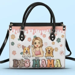 Life Would Be Boring Without Me - Dog & Cat Personalized Custom 3D Inflated Effect Printed Leather Handbag - Gift For Pet Owners, Pet Lovers