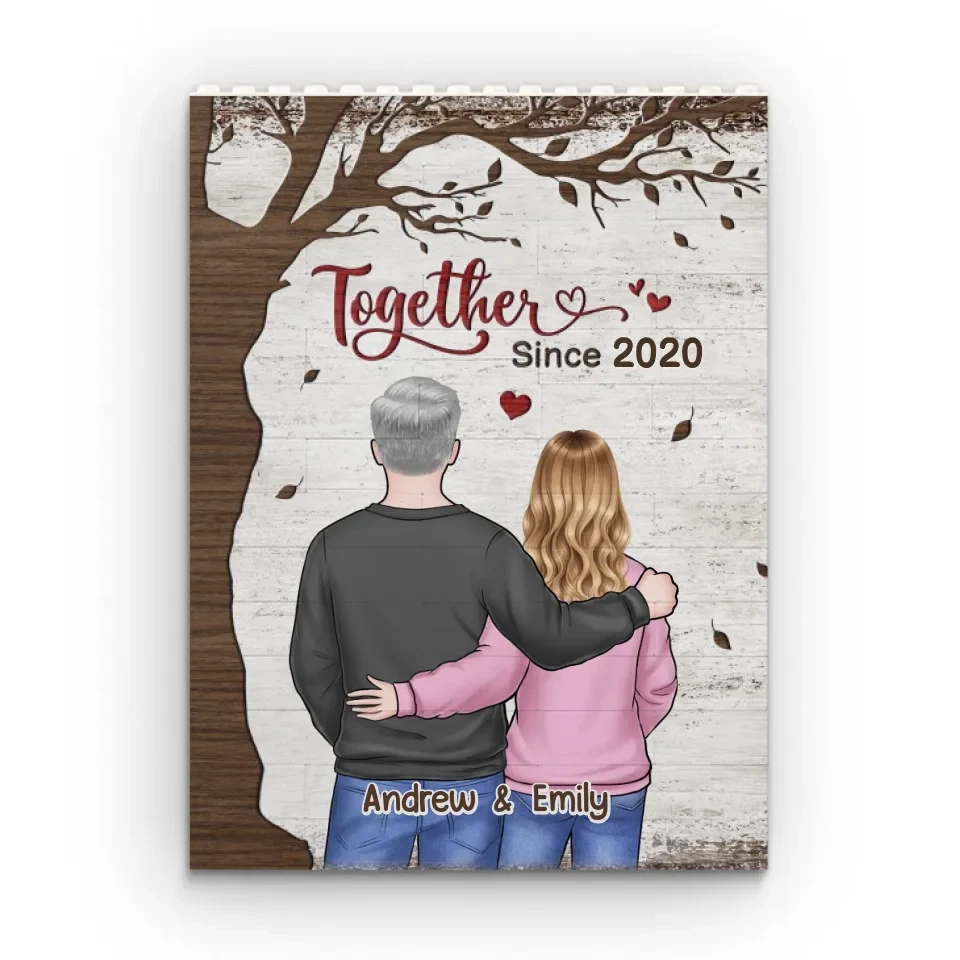 My Love For You Reaches Beyond Measure - Couple Personalized Custom Vertical Rectangle Shaped Building Brick Blocks - Gift For Husband Wife, Anniversary 2 My Love For You Reaches Beyond Measure - Couple Personalized Custom Vertical Rectangle Shaped Building Brick Blocks - Gift For Husband Wife, Anniversary - Image 2