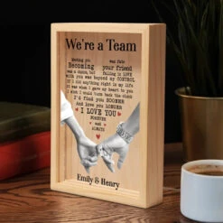 Together, We Are Infinite - Couple Personalized Custom Frame Light Box - Gift For Husband Wife, Anniversary 8 Together, We Are Infinite - Couple Personalized Custom Frame Light Box - Gift For Husband Wife, Anniversary -Pawfect House Store 67862c823f853