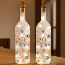 Her Hands May Be Small, But They Hold A World Of Love - Family Personalized Custom Bottle Lamp - Gift For Mom, Grandma 7 Her Hands May Be Small, But They Hold A World Of Love - Family Personalized Custom Bottle Lamp - Gift For Mom, Grandma -Pawfect House Store 67862edee8a44