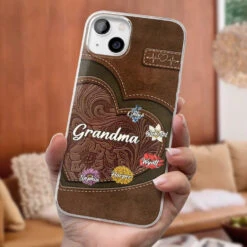 Her Love Blossoms In Every Season - Family Personalized Custom Clear Phone Case - Gift For Mom, Grandma 8 Her Love Blossoms In Every Season - Family Personalized Custom Clear Phone Case - Gift For Mom, Grandma -Pawfect House Store 6786392149af3