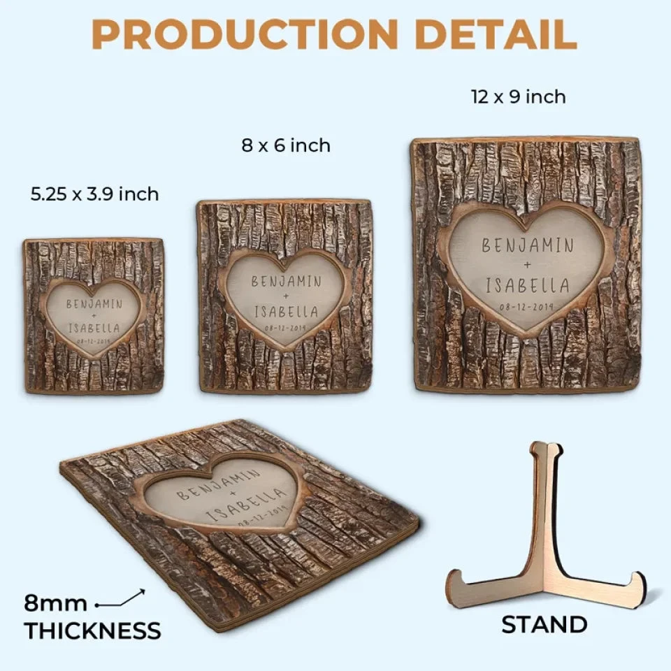 You’re My Forever - Couple Personalized Custom 2-Layered Wooden Plaque With Stand - Gift For Husband Wife, Anniversary 6 You’re My Forever - Couple Personalized Custom 2-Layered Wooden Plaque With Stand - Gift For Husband Wife, Anniversary - Image 6