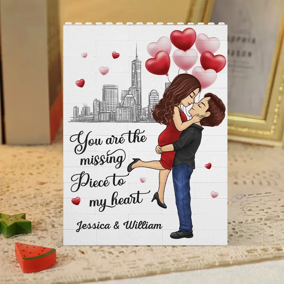 I Love Building A Life With You - Couple Personalized Custom Vertical Rectangle Shaped Building Brick Blocks - Gift For Husband Wife, Anniversary 1 I Love Building A Life With You - Couple Personalized Custom Vertical Rectangle Shaped Building Brick Blocks - Gift For Husband Wife, Anniversary