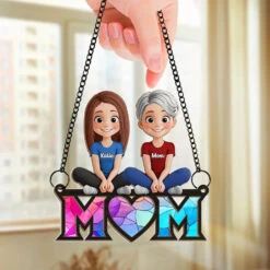 Where Mom Sits, Love Gathers - Family Personalized Window Hanging Suncatcher Ornament - Gift For Mom, Grandma 7 Where Mom Sits, Love Gathers - Family Personalized Window Hanging Suncatcher Ornament - Gift For Mom, Grandma -Pawfect House Store 67871b9a7bc80