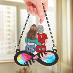 Her Love Is Our Forever Compass - Family Personalized Window Hanging Suncatcher Ornament - Gift For Mom 7 Her Love Is Our Forever Compass - Family Personalized Window Hanging Suncatcher Ornament - Gift For Mom -Pawfect House Store 6787255cb6138