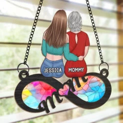 Her Love Is Our Forever Compass - Family Personalized Window Hanging Suncatcher Ornament - Gift For Mom 8 Her Love Is Our Forever Compass - Family Personalized Window Hanging Suncatcher Ornament - Gift For Mom -Pawfect House Store 67872562aea54