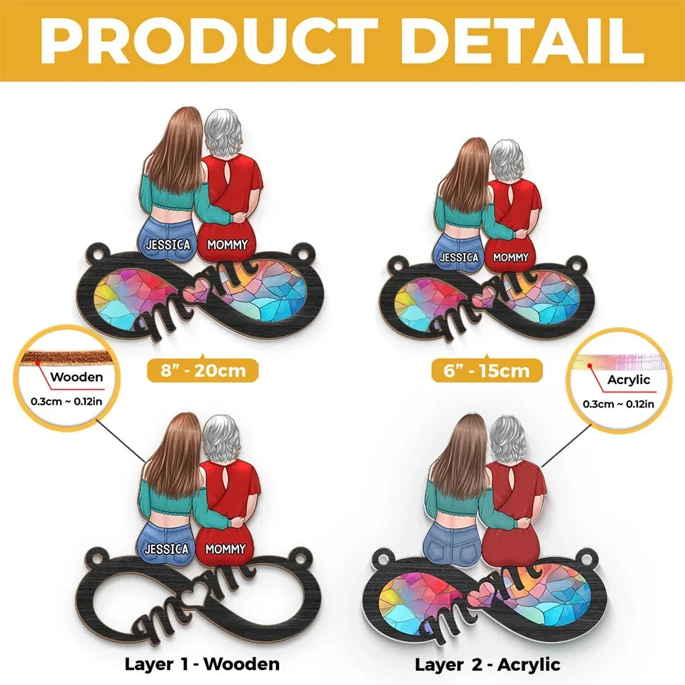 Her Love Is Our Forever Compass - Family Personalized Window Hanging Suncatcher Ornament - Gift For Mom 5 Her Love Is Our Forever Compass - Family Personalized Window Hanging Suncatcher Ornament - Gift For Mom - Image 5