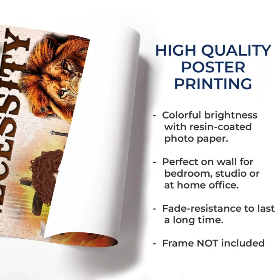 God Is A Necessity - Family Personalized Custom Vertical Poster - Gift For Yourself, Best Friends, Siblings, Family Members 5 God Is A Necessity - Family Personalized Custom Vertical Poster - Gift For Yourself, Best Friends, Siblings, Family Members - Image 5