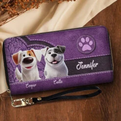 The Love Of A Dog Is Life’s Sweetest Blessing - Dog Personalized Custom Leather Long Wallet - Gift For Pet Owners, Pet Lovers -Pawfect House Store 67877153ef74d