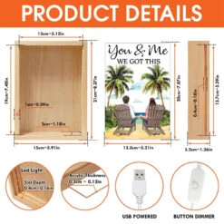 You And Me Through It All, We Got This - Couple Personalized Custom Frame Light Box - Gift For Husband Wife, Anniversary 11 You And Me Through It All, We Got This - Couple Personalized Custom Frame Light Box - Gift For Husband Wife, Anniversary -Pawfect House Store 67885b5115892