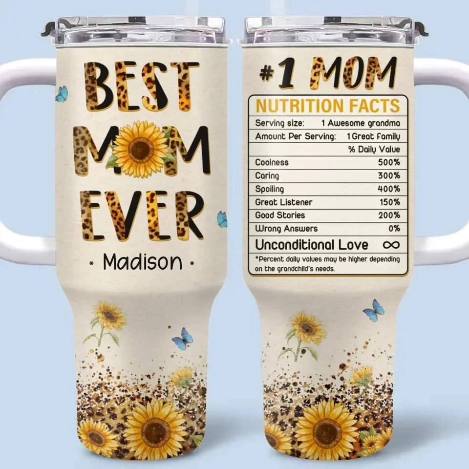 My Grandma, My Hero - Family Personalized Custom 40 Oz Stainless Steel Tumbler With Handle - Gift For Mom, Grandma 2 My Grandma, My Hero - Family Personalized Custom 40 Oz Stainless Steel Tumbler With Handle - Gift For Mom, Grandma - Image 2