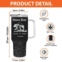 Your Smile Is My Joy - Family Personalized Custom 40 Oz Stainless Steel Tumbler With Handle - Gift For Mom, Grandma 7 Your Smile Is My Joy - Family Personalized Custom 40 Oz Stainless Steel Tumbler With Handle - Gift For Mom, Grandma -Pawfect House Store 6788dd733a20a