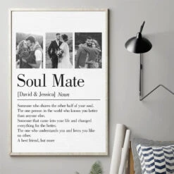 Custom Photo Soul Mate Came Into Your Life And Changed Everything For The Better - Couple Personalized Custom Vertical Poster - Gift For Husband Wife, Anniversary 8 Custom Photo Soul Mate Came Into Your Life And Changed Everything For The Better - Couple Personalized Custom Vertical Poster - Gift For Husband Wife, Anniversary -Pawfect House Store 6788dd79f4010
