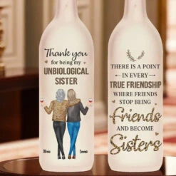 Friends Stop Being Friends And Become Sisters - Bestie Personalized Custom Bottle Lamp - Gift For Best Friends, BFF, Sisters 8 Friends Stop Being Friends And Become Sisters - Bestie Personalized Custom Bottle Lamp - Gift For Best Friends, BFF, Sisters -Pawfect House Store 67895683b97cf