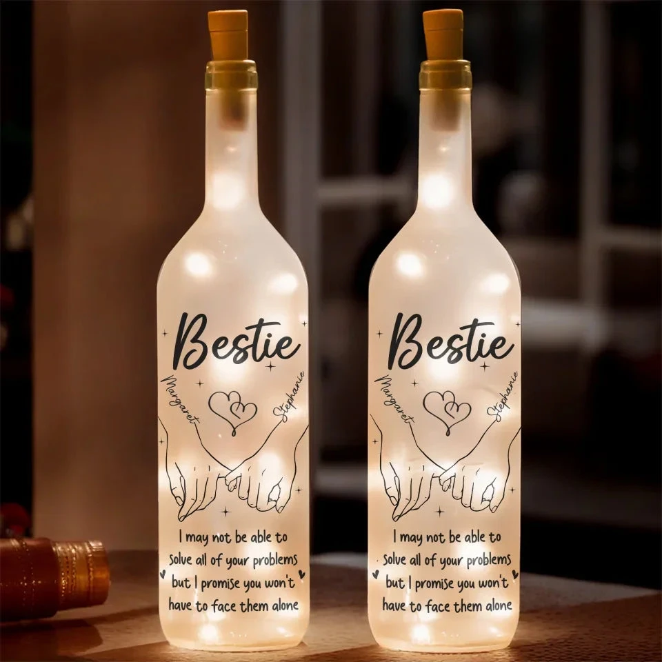 I’m Always Here For You - Bestie Personalized Custom Bottle Lamp - Gift For Best Friends, BFF, Sisters 1 I’m Always Here For You - Bestie Personalized Custom Bottle Lamp - Gift For Best Friends, BFF, Sisters