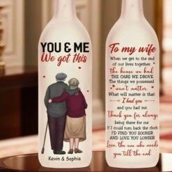 Thank You For Always Being There For Me - Couple Personalized Custom Bottle Lamp - Gift For Husband Wife, Anniversary -Pawfect House Store 678a01ebbab9f