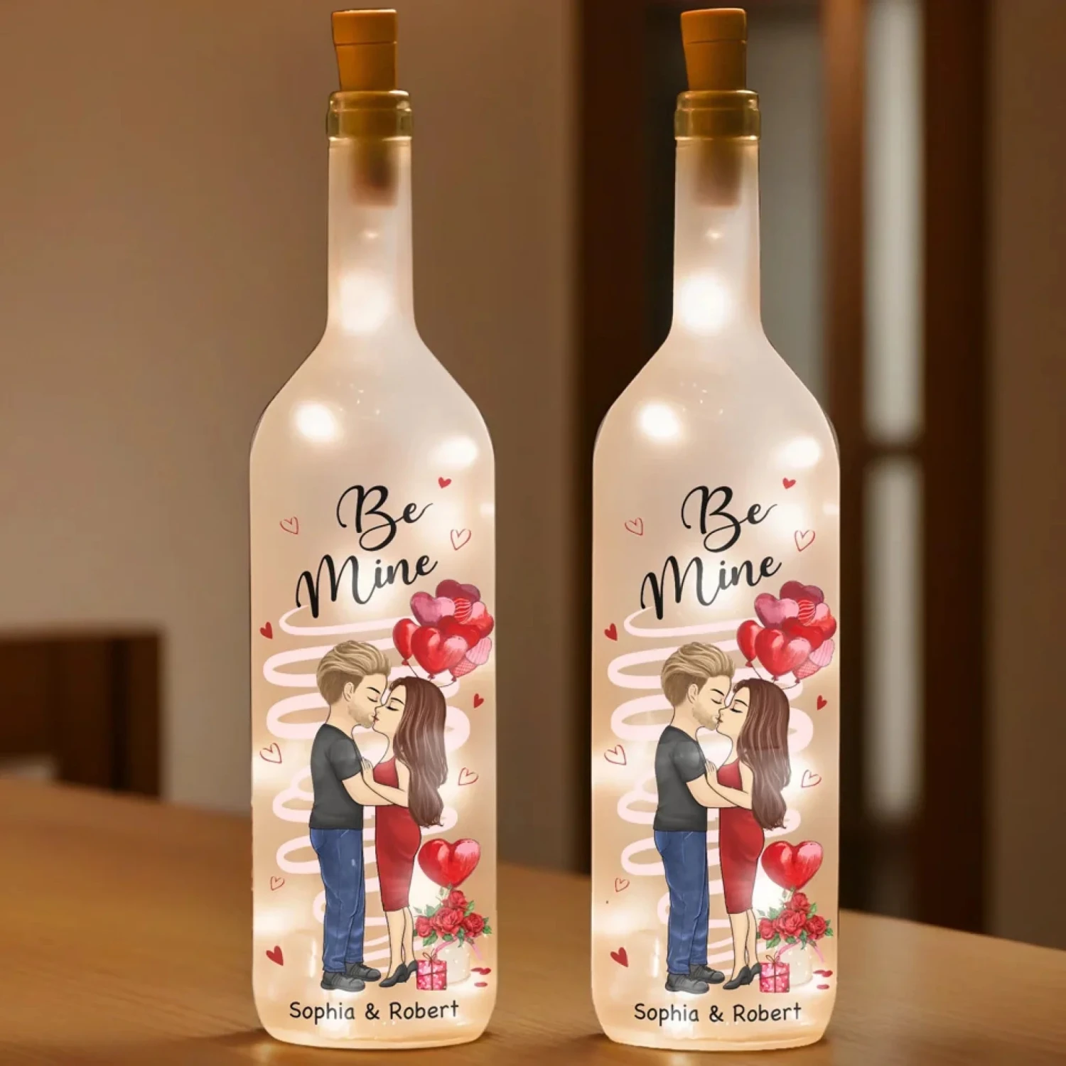 Love Is A Dance We Both Know - Couple Personalized Custom Bottle Lamp - Gift For Husband Wife, Anniversary 3 Love Is A Dance We Both Know - Couple Personalized Custom Bottle Lamp - Gift For Husband Wife, Anniversary - Image 3