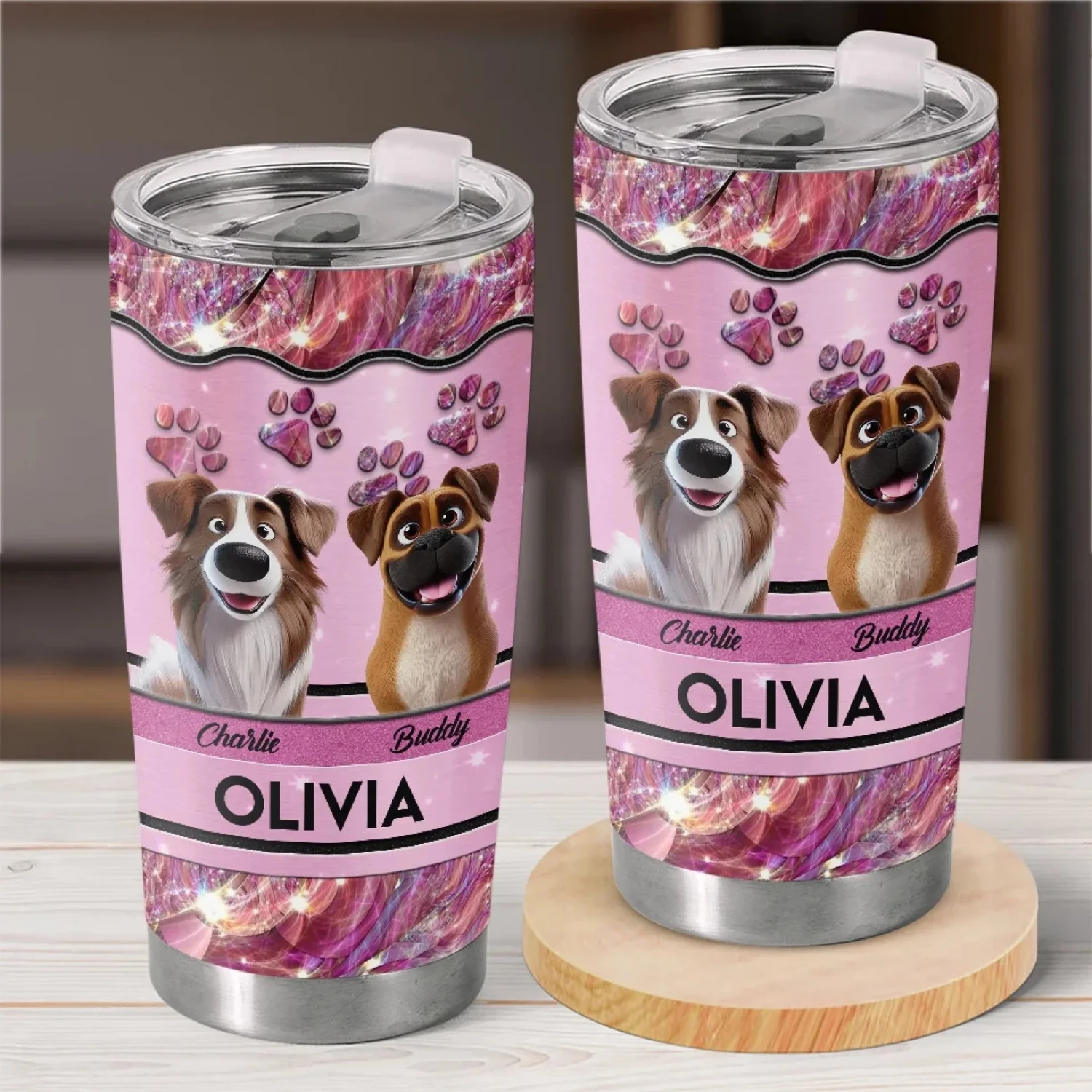 Dogs Teach Us Unconditional Love - Dog Personalized Custom Tumbler - Gift For Pet Owners, Pet Lovers 1 Dogs Teach Us Unconditional Love - Dog Personalized Custom Tumbler - Gift For Pet Owners, Pet Lovers