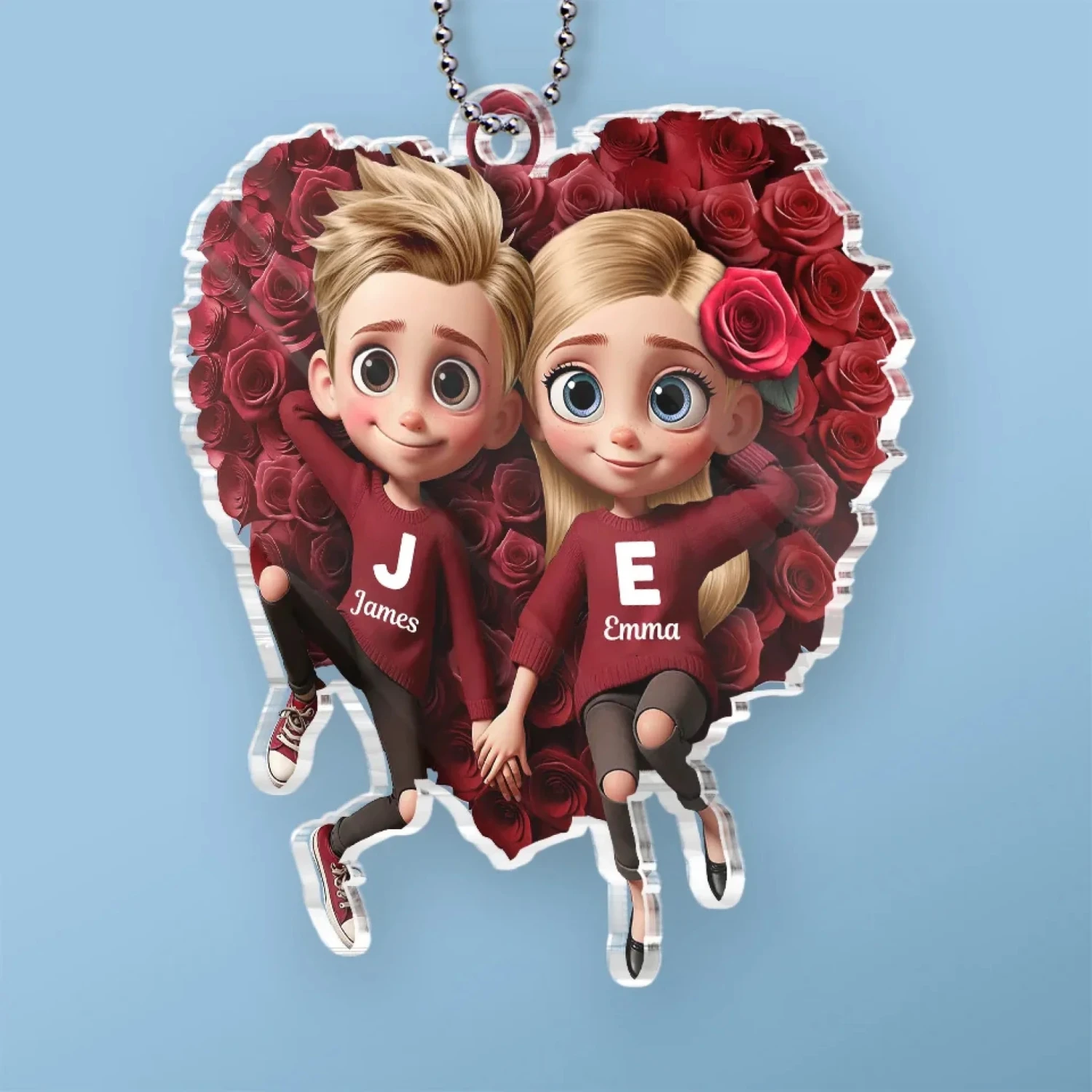 Every Journey Reminds Us Of Our Love - Couple Personalized Custom Car Ornament - Acrylic Custom Shaped - Gift For Husband Wife, Anniversary 3 Every Journey Reminds Us Of Our Love - Couple Personalized Custom Car Ornament - Acrylic Custom Shaped - Gift For Husband Wife, Anniversary - Image 3