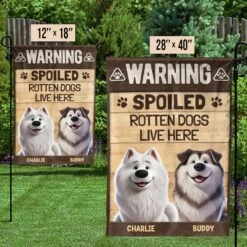 A Little Bit Rotten And A Lotta Love - Dog Personalized Custom Flag - Gift For Pet Owners, Pet Lovers 7 A Little Bit Rotten And A Lotta Love - Dog Personalized Custom Flag - Gift For Pet Owners, Pet Lovers -Pawfect House Store 678a1a355fbcc