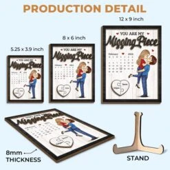 Hold Me Tight, And I'll Never Let Go - Couple Personalized Custom 2-Layered Wooden Plaque With Stand - Gift For Husband Wife, Anniversary 11 Hold Me Tight, And I'll Never Let Go - Couple Personalized Custom 2-Layered Wooden Plaque With Stand - Gift For Husband Wife, Anniversary -Pawfect House Store 678d8f5c6128e