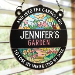 To Lose My Mind And Find My Soul - Family Personalized Window Hanging Suncatcher - Gift For Yourself, Best Friends, Siblings, Family Members -Pawfect House Store 678dfbeb962b5
