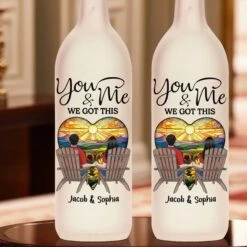 You Are My Heartbeat - Couple Personalized Custom Bottle Lamp - Gift For Husband Wife, Anniversary -Pawfect House Store 678dfc3dc0e25